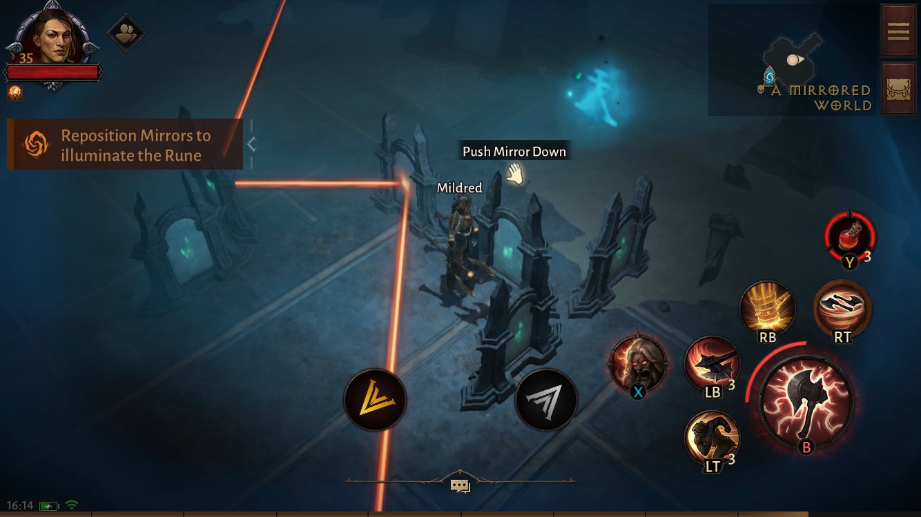 How to light all nine lamps in Diablo Immortal to solve the Lost Runes